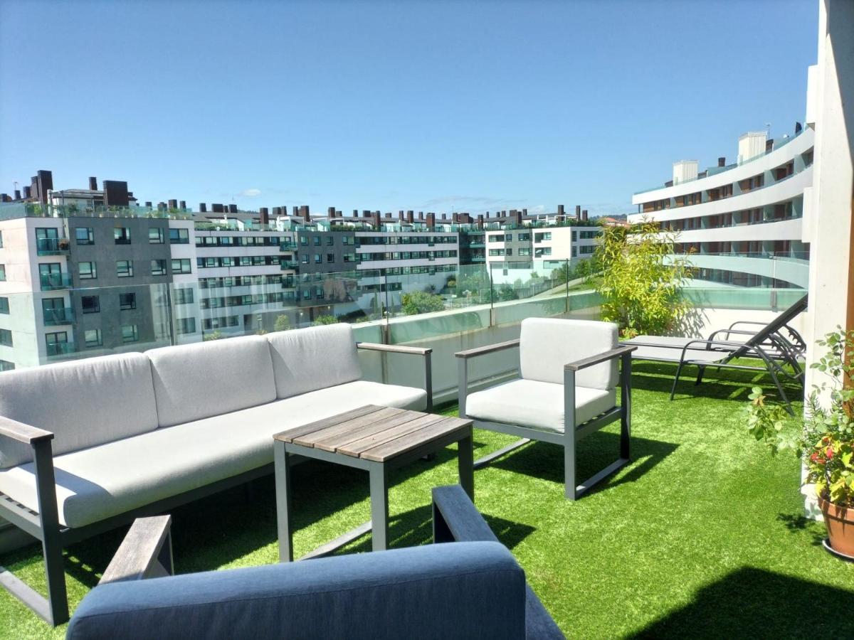Preciosa Habitacion Doble En Atico Con Terraza II Apartment Santiago de Compostela Bagian luar foto